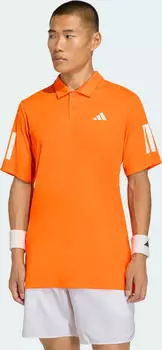 adidas Club 3-Streifen Tennis Poloshirt kurzarm pure orange (Herren) (KB9709)