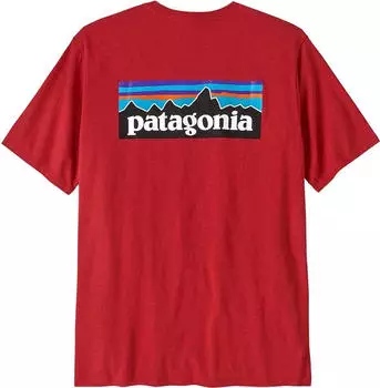 Patagonia P-6 Logo Responsibili-Tee T-Shirt kurzarm amanita red (Herren) (38504-AMRE)