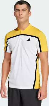 adidas Tennis Heat.RDY Pro FreeLift Henley Poloshirt kurzarm white/spark (Herren) (IS8969)
