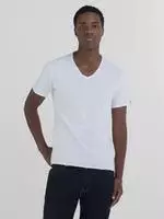Replay Herren T-Shirt wei&szlig; Baumwolle