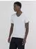 Replay Baumwolle V-Neck T-Shirt kurzarm weiß (Herren) (M3591A.000.2660.001)