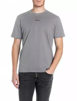 Replay Jersey Rundhals T-Shirt kurzarm lead grey (Herren) (M3098.000.2660.093)