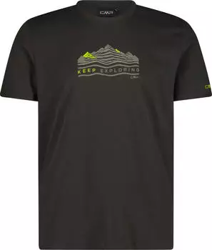 CMP Aufdruck T-Shirt kurzarm pine (Herren) (35F5617-F963)