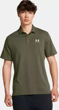 Under Armour Icon Poloshirt kurzarm marine od green/white (Herren) (1386608-390)