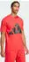 adidas Essentials Big Logo T-Shirt kurzarm pure ruby/black (Herren) (JE8934)
