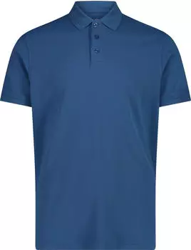 CMP Uni Pique Tactel Poloshirt kurzarm ocean (Herren) (31T7497V-L951)