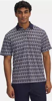 Under Armour Playoff 3.0 Poloshirt kurzarm white/midnight navy/steel (Herren) (1378677-114)