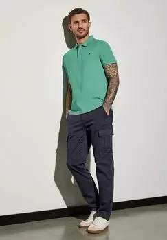 Street One Piqu&eacute;e mit Logo Poloshirt kurzarm mint green (Herren) (D32255816500)