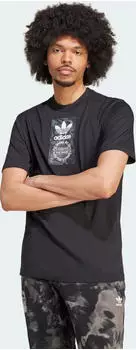 adidas Camo Label T-Shirt kurzarm schwarz (Herren) (IZ2516)