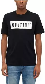 Mustang Austin T-Shirt kurzarm schwarz (Herren) (1014749-4142)