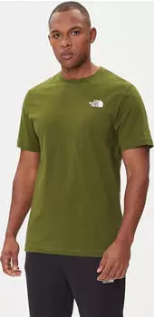 The North Face Redbox T-Shirt kurzarm woodland green/tnf black (Herren) (NF0A87NP-DIW)
