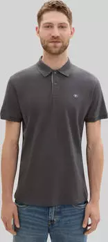 Tom Tailor Basic 2er-Pack Poloshirt kurzarm tarmac grey (Herren) (1044879-10899)