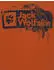 Jack Wolfskin Brand T-Shirt kurzarm burnt orange (Herren) (A64116-3330)