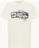 Jack Wolfskin Brand T-Shirt kurzarm wood cotton white (Herren) (A64116-T0296)
