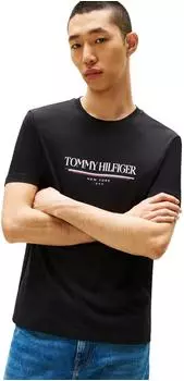 Tommy Hilfiger T-Shirt mit Rundhalsausschnitt und Logo (MW0MW38621)