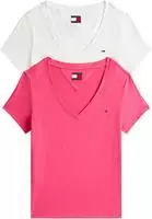 Tommy Jeans T-Shirt-Set DW0DW21367 Bunt Slim Fit Female