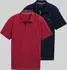 Tom Tailor Basic, 2er Pack Poloshirt kurzarm (Herren)