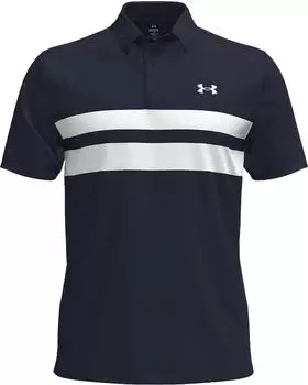 Under Armour Playoff 3.0 Stripe Poloshirt kurzarm midnight navy/white (Herren) (1378676-428)