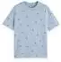 Scotch & Soda Printed T-Shirt kurzarm shirting blue (Herren) (180052)