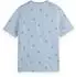 Scotch & Soda Printed T-Shirt kurzarm shirting blue (Herren) (180052)