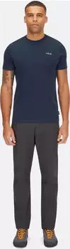 Rab Basecamp 3 Peak T-Shirt kurzarm tempest blue (Herren) (QCC-05-TMB)