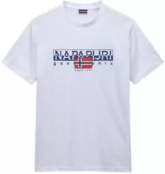 Napapijri Aylmer T-Shirt kurzarm wei&szlig; (Herren) (NP0A4HTO-002)