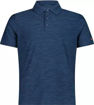 CMP Rundhals Poloshirt kurzarm ocean melange (Herren) (39T5817-L973)