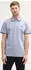 Tom Tailor Piqué mit Stretch Poloshirt kurzarm dove blue white two tone pique (Herren) (1045629-37680)