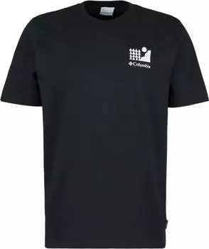 Columbia Explorers Canyon Back Graphic T-Shirt kurzarm black/explore outdoors (Herren) (2036451-002)