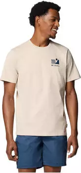 Columbia Explorers Canyon Back Graphic T-Shirt kurzarm dark stone/explore outdoors (Herren) (2036451-279)