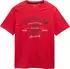 Tom Tailor Logo-Print T-Shirt kurzarm samba red (Herren) (1037735-12830)