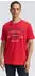 Tom Tailor Logo-Print T-Shirt kurzarm samba red (Herren) (1037735-12830)