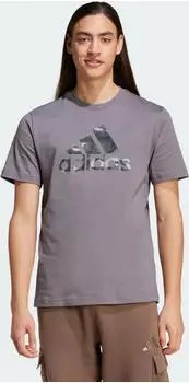 adidas Camo Badge of Sport Graphic T-Shirt kurzarm grey four (Herren) (IY0741)