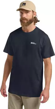 Jack Wolfskin Essential T-Shirt kurzarm dark navy/grey (Herren) (1808382-T0320)