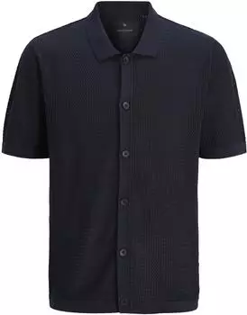 Jack & Jones Cooper Knit Poloshirt kurzarm night sky (Herren) (12271483-4706578)