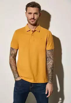 Street One Piqu&eacute;e mit Logo Poloshirt kurzarm electric yellow (Herren) (D32255816501)