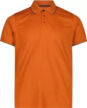 CMP Einfarbiges Pique Poloshirt kurzarm ruggine (Herren) (39T5807-C511)