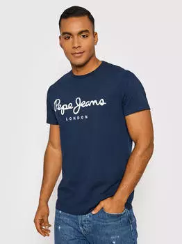 Pepe Jeans Original Stretch N T-Shirt with Logo (PM508210)