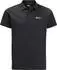 Jack Wolfskin Essential Poloshirt kurzarm black 6001 (Herren) (1809301-6001)