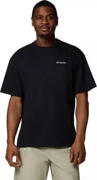 Columbia Black Butte Graphic T-Shirt kurzarm black/linear view (Herren) (2071701-014)