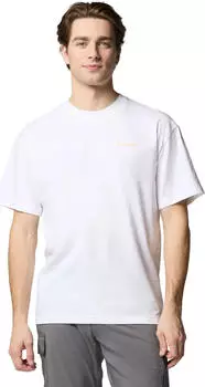 Columbia Black Butte Graphic T-Shirt kurzarm white/linear view (Herren) (2071701-102)
