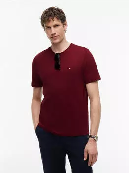 Tommy Hilfiger ESS Seasonal Reg Fit Solid Tee T-Shirt (MW0MW39995) purple