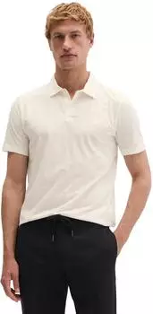 Marc O'Polo Poloshirt aus reiner Bio-Baumwolle Slim Fit (24567954) silky white