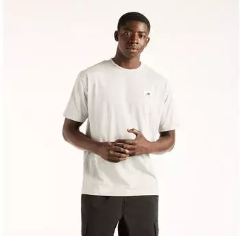 New Balance Woven Label T-Shirt (MT53928) athletic grey/multi