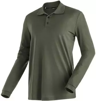 Maier Sports Ulrich L/S Polo-Shirt (3000999) gr&uuml;n2050