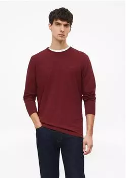 s.Oliver Longsleeve mit Logo-Print aus 100% Baumwolle rot 2188870.3901.