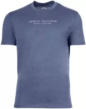 Armani Exchange T-Shirt mit Markengrafik (32696102) graublau
