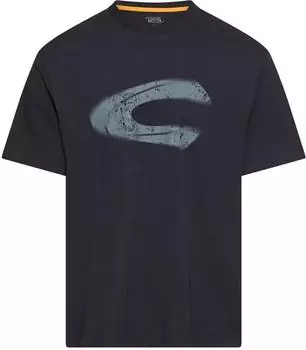 Camel Active Print-Shirt aus Organic Cotton Kurzarm (409700-8T02) navy/basaltgrau