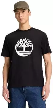 Timberland Northwood Tree Logo SS Tee T-Shirt (TBC0YHACN921) schwarz/wei&szlig;