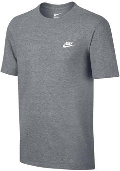 Nike T-Shirt (827021-091) carbon heather/weiß